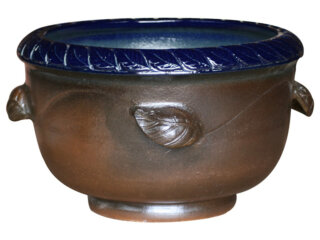 Pflanzkübel Zeus, 60 x 39 cm, braun-blau
