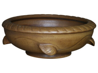 Pflanzkübel Zeus flach, 70 x 28 cm, antik
