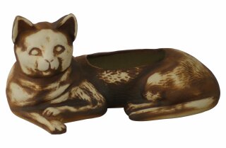 Pflanzkatze 30 x15 cm, terra-braun