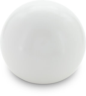 Garten Deko-Kugel, Ø 20 cm, weiß-matt