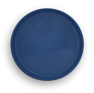 Unterschale Ø 36 cm, blau-geflammt