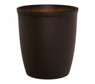 Pflanzkübel Vesuv, 27,5 x 30 cm, braun-matt