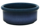 Futterschale, 25 x 11 cm, blau-geflammt