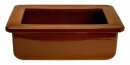 Pferdetrog 65x49x23 cm, braun
